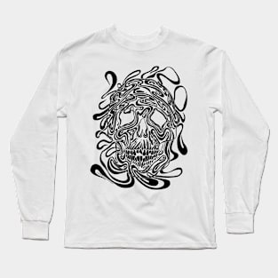 skull 8 black Long Sleeve T-Shirt